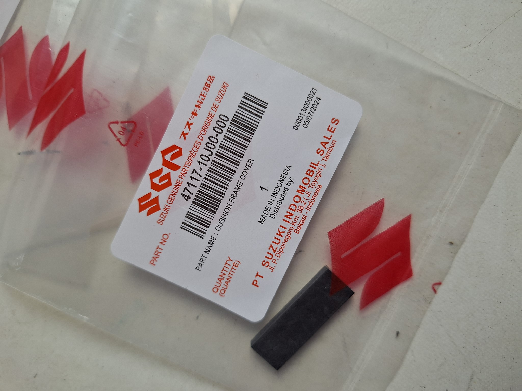 Bild von SUZUKI  CUSHION  47117-10J00